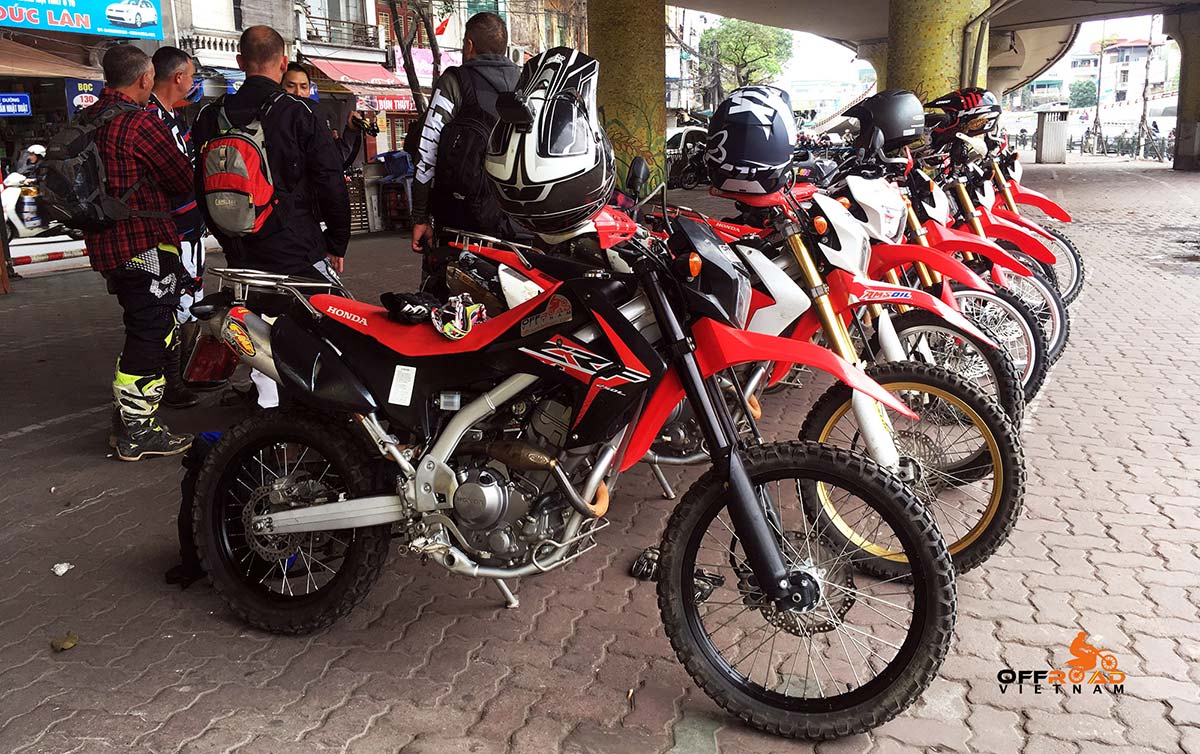Hidden Vietnam Motorbike Hire. Honda CRF250L 250cc dual enduro.